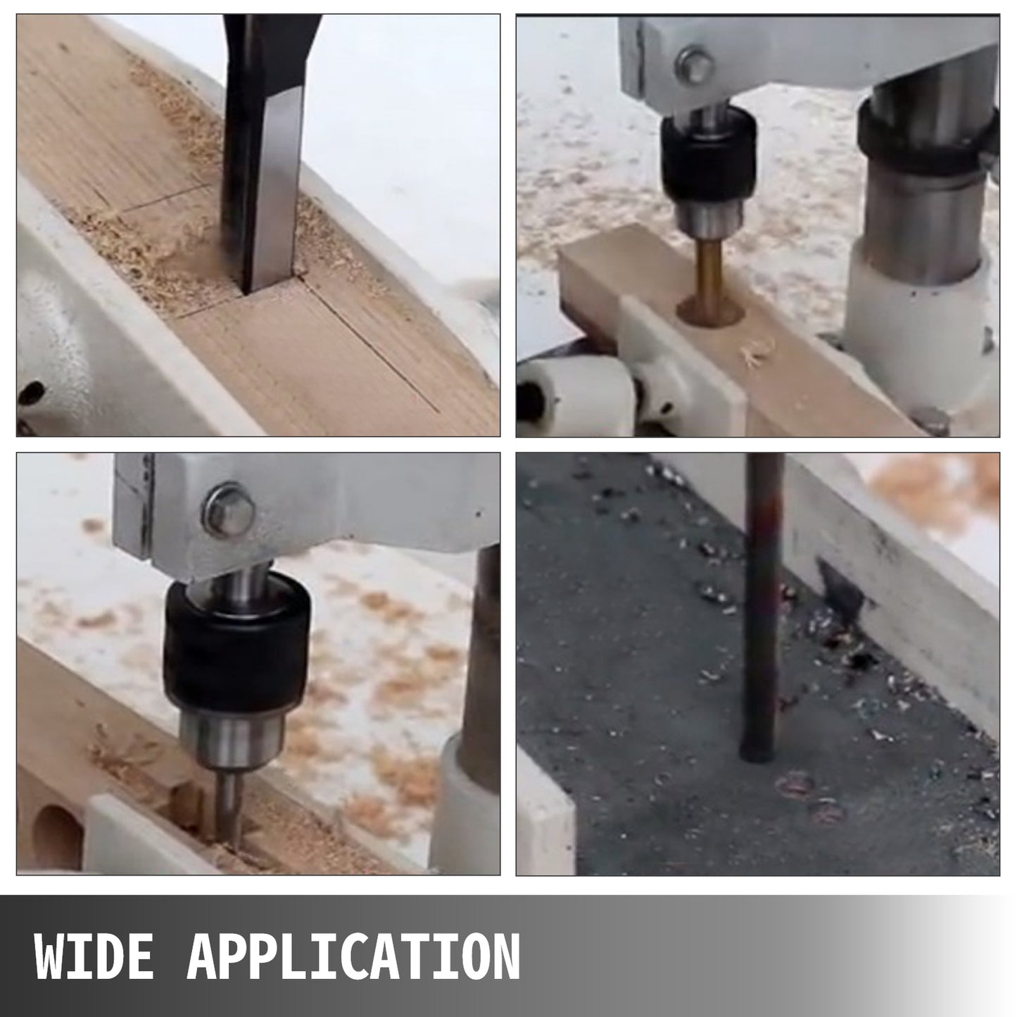 Geleidschaar – Mortise Machine – Vierkantbeitel Machine – Houtbewerking Gereedschap – Vervaardiging Schaar – 370W Krachtige Motor – Veiligheidsschakelaar & Lange Hendel Ergonomisch