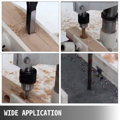 Geleidschaar – Mortise Machine – Vierkantbeitel Machine – Houtbewerking Gereedschap – Vervaardiging Schaar – 370W Krachtige Motor – Veiligheidsschakelaar & Lange Hendel Ergonomisch