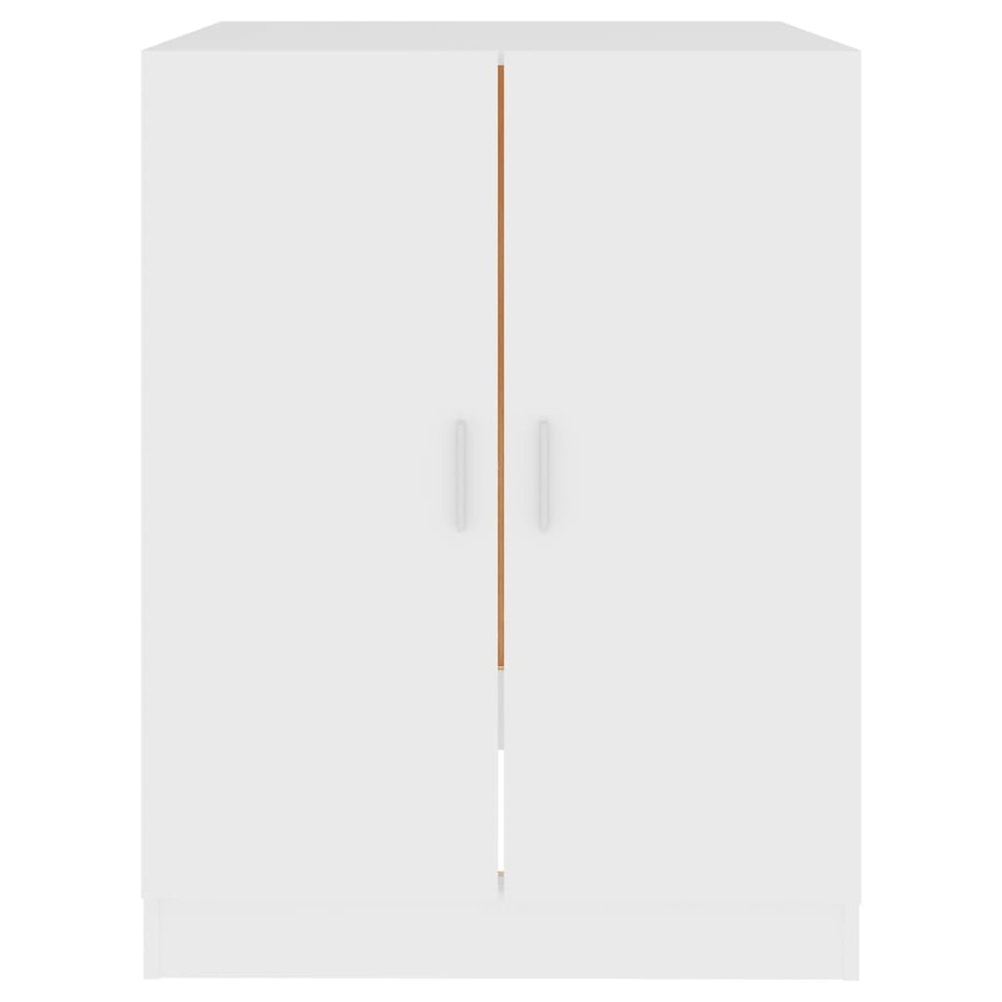 Wasmachinekast – Wasmachine Meubel – Wasmachine Ombouw – Wasmachine Opberger – Opbergkast – Wit – 71x71,5x91,5 cm – Ruimtebesparend en Duurzaam