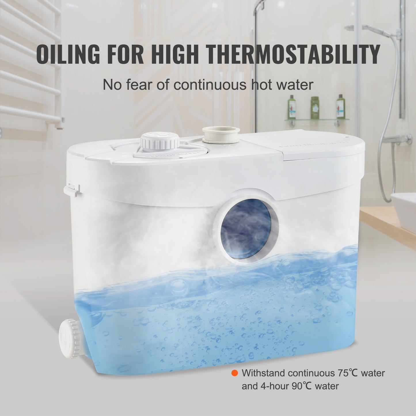 Afvalwaterpomp – Sewage Pomp – Toiletpomp – Dompelpomp – Schredderpomp – 700W Koperen Motor – 3 Inlaten Met Terugslagklep