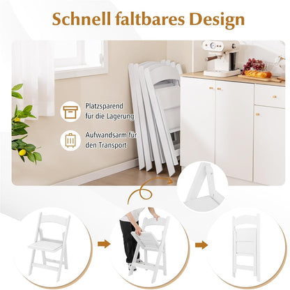 Tuinstoelen – Tuinstoel – Klapstoel – Ligstoel – Balkonstoel – Inklapbaar – Weerbestendig – Zithoogte 46 cm – Draagvermogen 500 kg