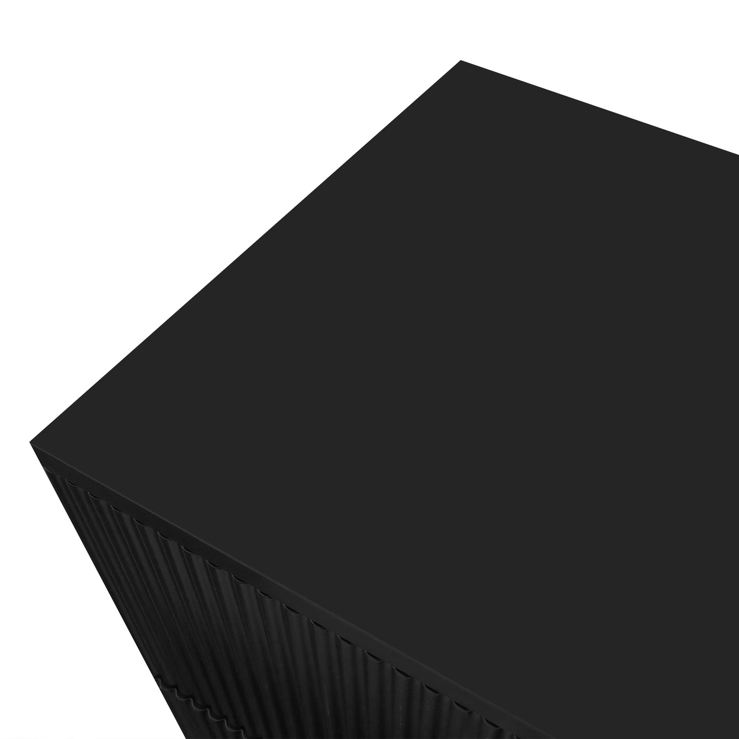Dressoir – Sidetable – Opbergkast – Schoenenkast – Dressoirkast – Zwart Met Goudkleurige Details – Verstelbare Planken – Push-To-Open Mechanisme