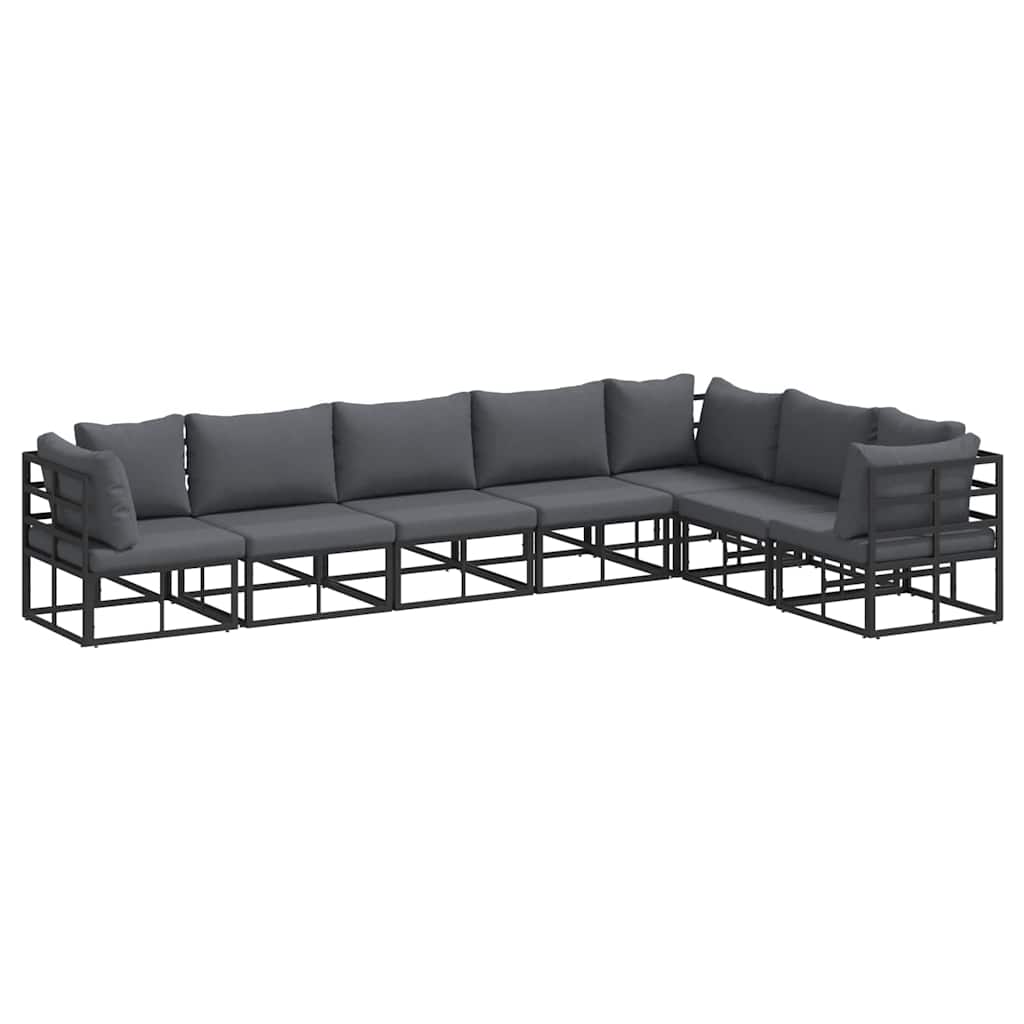 Tuinmeubelset – Loungeset – Zitgroep – Balkonset – Tuinset – Modulair ontwerp – Weerbestendig aluminium frame