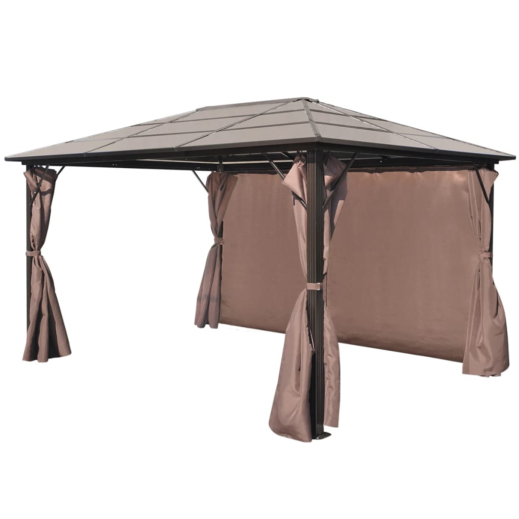 Tuinpaviljoen – Tuinoverkapping – Tuinhoes – Partytent – Buitenverblijf – 400 x 300 cm – UV-Bestendig Polycarbonaat Dak