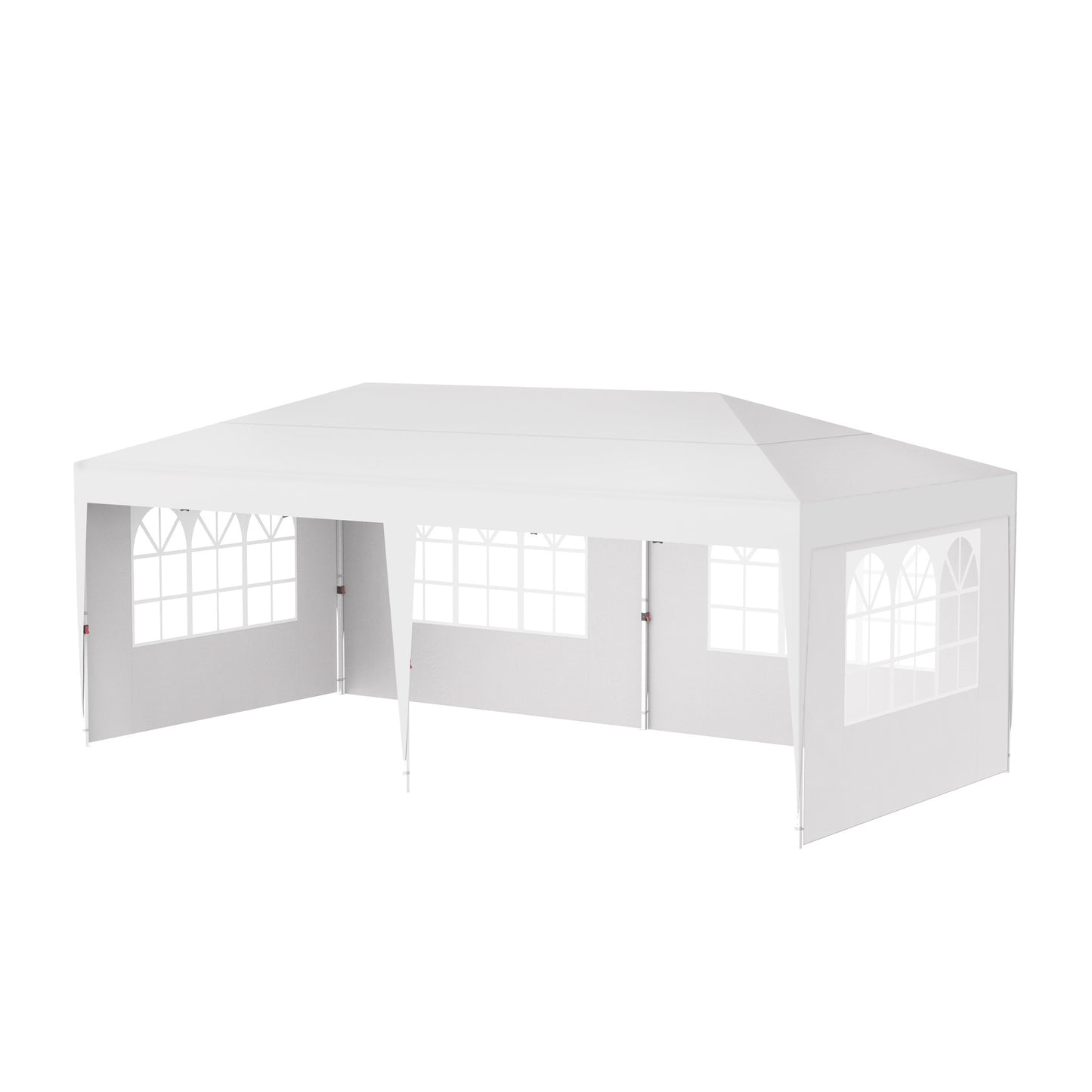 Folding gazebo 3x6m Garden gazebo with 4 side panels and carrying bag Foldable tent UV protection, Gazebo Tent