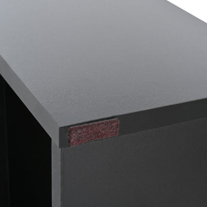 Salontafel – Koffietafel – Woonkamertafel – Bijzettafel – Lounge tafel – Modern Design – Hoogglans Zwart-Wit – Met Lade en Open Vak – 105x60x40,5 cm – Duurzaam Material