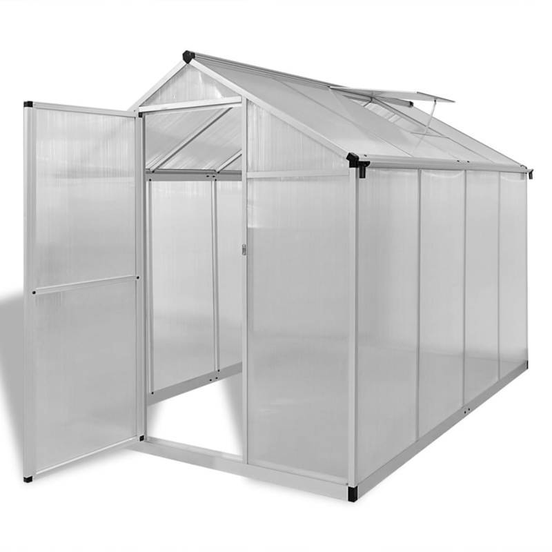 Kweekkas – Tuinkas – Broeikas – Plantenkas – Serre – Aluminium Frame – 4,6 m² Groeiruimte – Duurzaam Weerbestendig – Transparante Panelen – Verstelbare Ventilatie & Deuren
