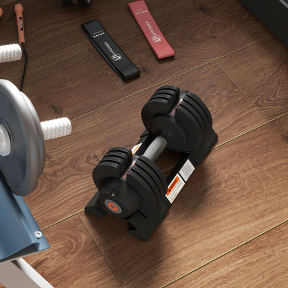 Verstelbare Dumbbells – Halters – Gewichtset – Fitness Gewichten – Krachttraining – Anti-Slip Handvat – Inclusief Opbergbakje – 3,5 tot 10 kg – Zwart