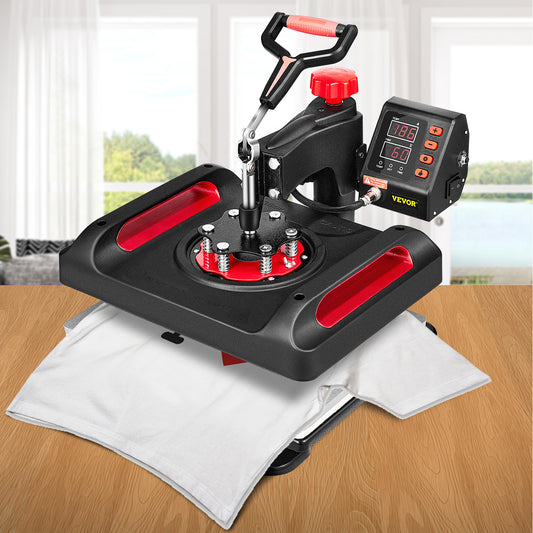 Hittepers – Transferpers – Sublimatiepers – Textieldrukmachine – Warmtepers – 15 x 12 Inch Werkoppervlak – 11-in-1 Accessoires Set