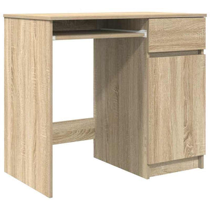 Bureau – Schrijftafel – Computertafel – Werkplek – Kantoormeubel – Sonoma Eiken – Compact 86x49x76 cm – Stevig Spaanplaat