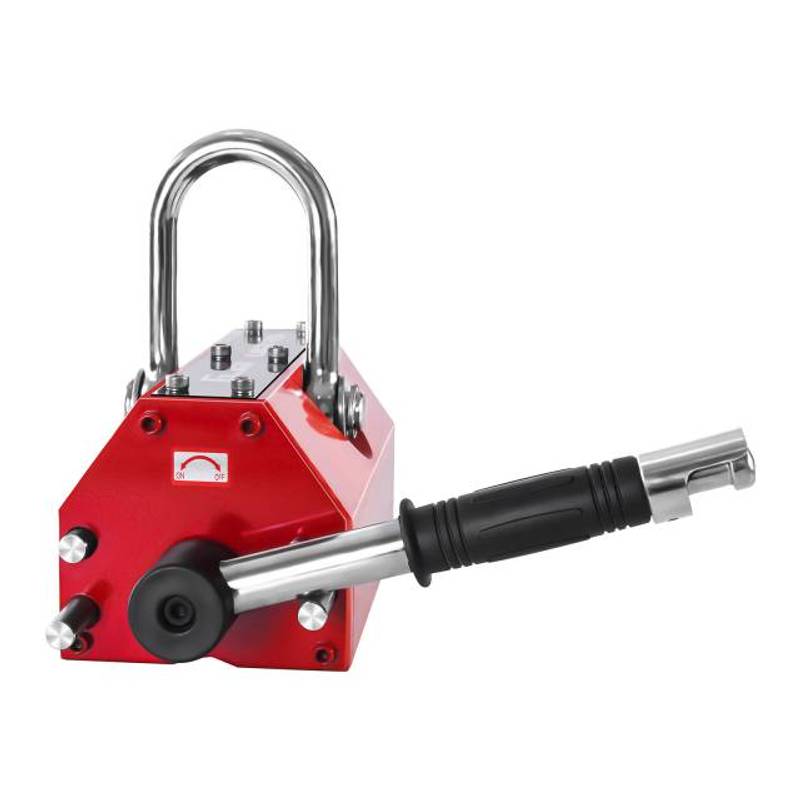 Magnetische Hijsgrijper – Hefklem – Grijper – Hijsblok – Magneetlift – Handmatige Bediening – Draagvermogen 2000 kg
