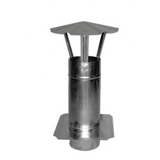 VENTILATION CHIMNEY GALVANIZED WITH 120MM PLATE - RKM 120KR2