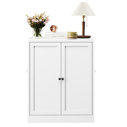Modern White Metal Kitchen with Adjustable Shelves - Heavy-Duty Freestanding Shelving Unit, Space-Saving Vertical Design, Easy Assembly (Some Parts >5 Components), Non-Wood for Small Kitchens & Apartments)