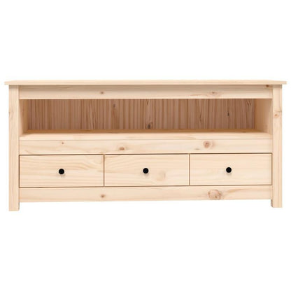TV-meubel – Tv-kast – Entertainmentmeubel – Mediameubel – Dressoir – Massief Hout – Geschikt voor 75 Inch TV – Ruime Opbergruimte – Eenvoudige Montage – Compact Ontwerp – Modern Design
