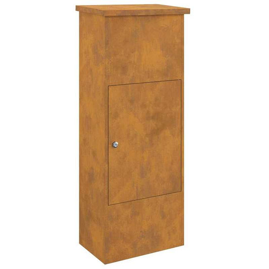 Pakketbox – Pakketbrievenbus – Veiligheidspostbox – Pakketopbergbox – Buitenpakketbox – Metaal – Weerbestendig en Ruim 44,5x29x110,5 cm