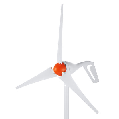 500W Windturbine Generator – Windmolen – Windenergie Generator – Windkracht Turbine – Windkracht Generator – MPPT Controller – 47 Inch Glasvezel Bladen – Wit