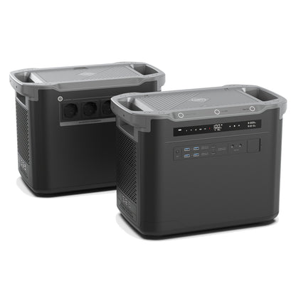 Draagbare Power Station – Mobiele Generator – Noodstroomvoorziening – Zonne-energie Generator – Camping Accu – 2000W Continu Vermogen – 1997Wh LiFePO4 Batterij – Snelladen 1,5 uur – LED Zaklamp
