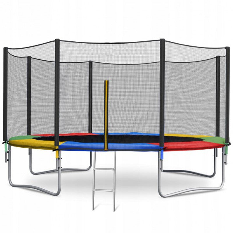 Trampoline – Springkussen – Junior Trampoline – Tuintrampoline – Speeltoestel – 404 cm Diameter – Veilig Beschermnet