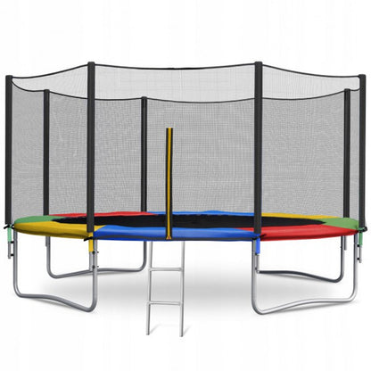 Trampoline – Springkussen – Junior Trampoline – Tuintrampoline – Speeltoestel – 404 cm Diameter – Veilig Beschermnet