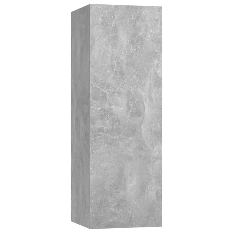 tv meubelset – tv-meubel – wandkast – woonkamermeubel – dressoir – behandeld hout – betongrijs
