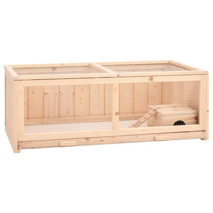 Premium Solid Pine Wood Hamster Cage, 104x52x38 cm – Provide Ample Space for Your Pets