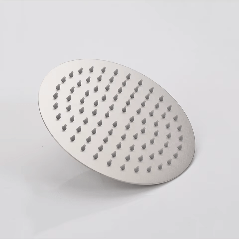 Douchekraan – Douchemengkraan – Douchethermostaat – Doucheset – Wandkraan – Regendouche 24 cm – Messing & RVS – Ultra dun design