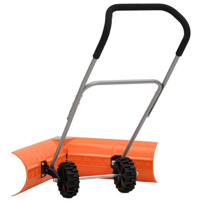 Sneeuwschep – Sneeuwruimer – Sneeuwschuiver – Tuinschep – Sneeuwblazer – Verstelbare Steel Tot 120 cm – Duurzaam Oranje Staal