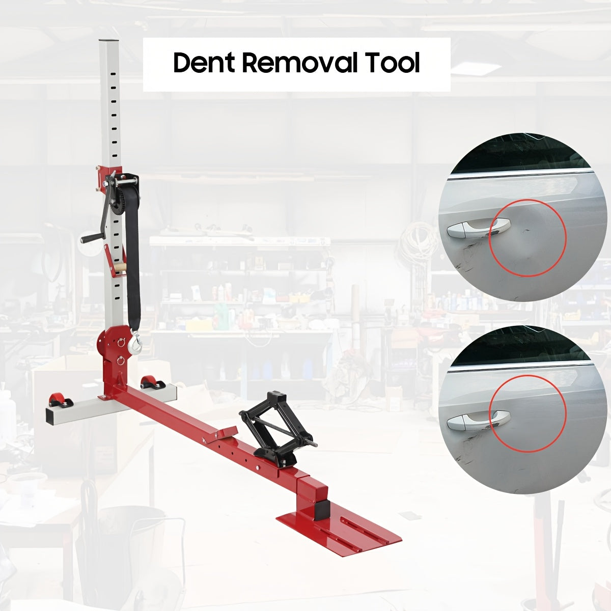 Deuktrekker – Deuktrektoren – Auto Dent Repair – Carrosserietrekker – Deuken Verwijderaar – Koolstofstaal – Verstelbaar 400-1200 mm