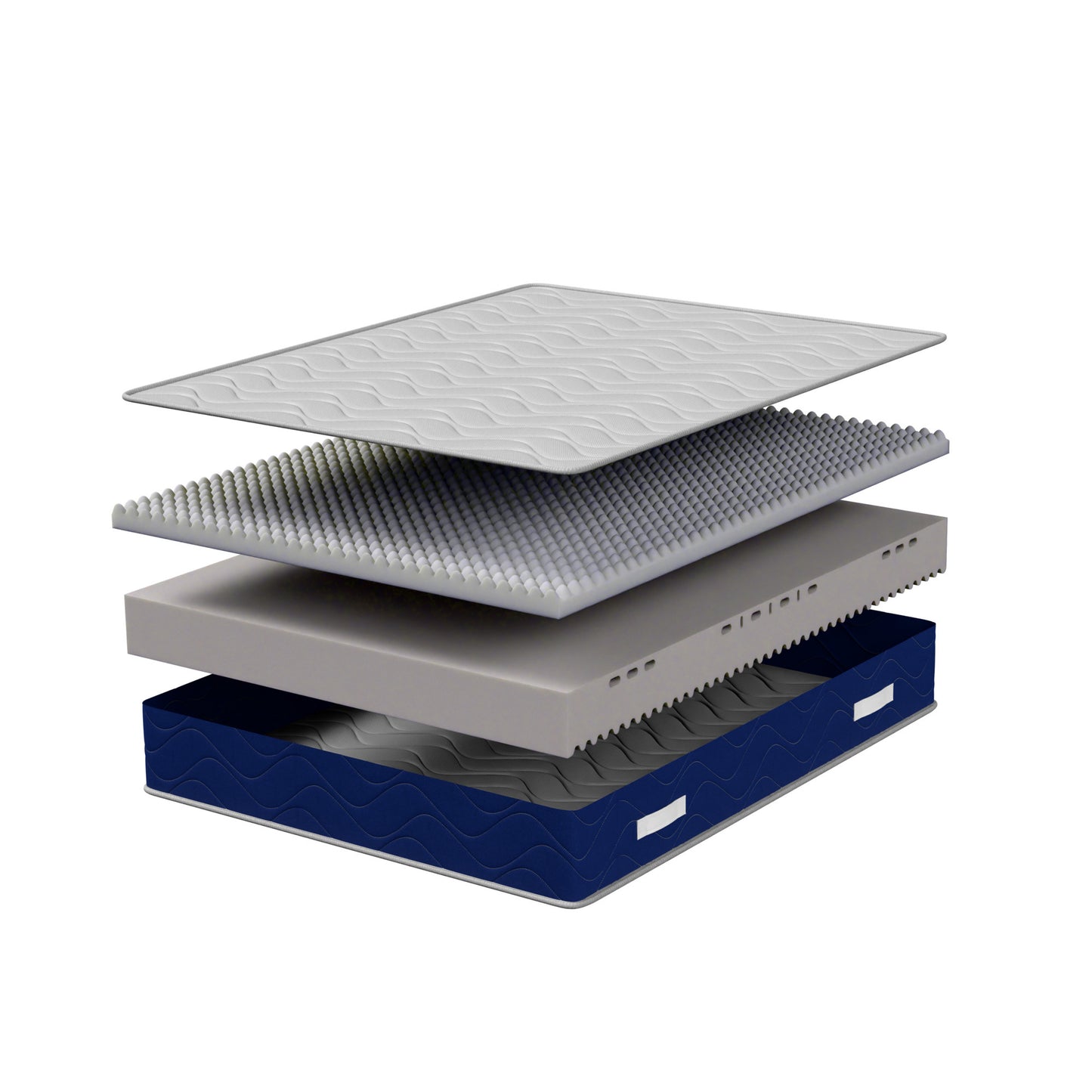 Memory Foam Matras – Slaapschuim Matras – Ergonomisch Matras – Traagschuim Matras – Matras 140x200x25 cm – Gedifferentieerde Ondersteuning – Ademend Hoesmateriaal