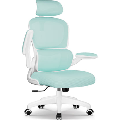 Office Chair with Adjustable Headrest, Armrests, and Lumbar Support, Load Capacity up to 150 kg