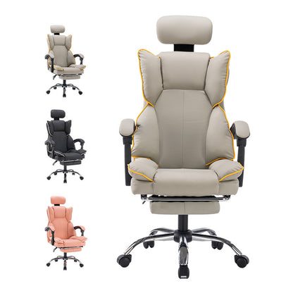 Executive Office Chair with Foot Rest High Back Office Chair Computer Gaming Chairs Black