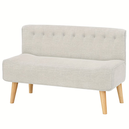 2-Zitsbank – Loveseat – Sleeper Sofa – Sofa Bed – Futon – Linnenlook Stof – Compact & Onderhoudsvriendelijk