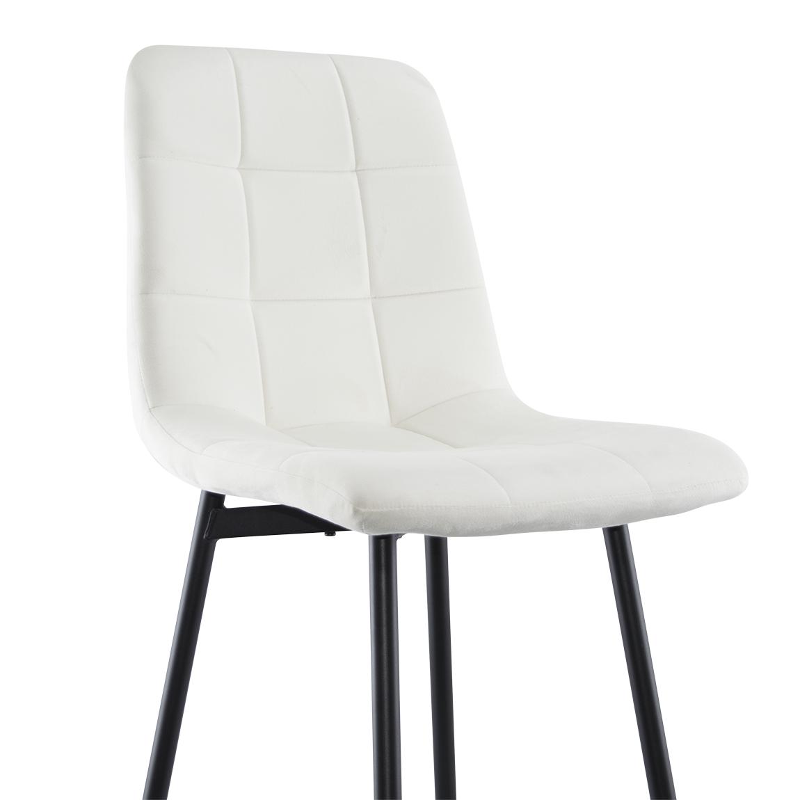 Velvet Fauteuil – Comfortabele Stoel – Lounge Stoel – Design Fauteuil – Zithoek Fauteuil – Set Van 2 – Zachte Polyester Velvet Bekleding – Zwart Houten Frame