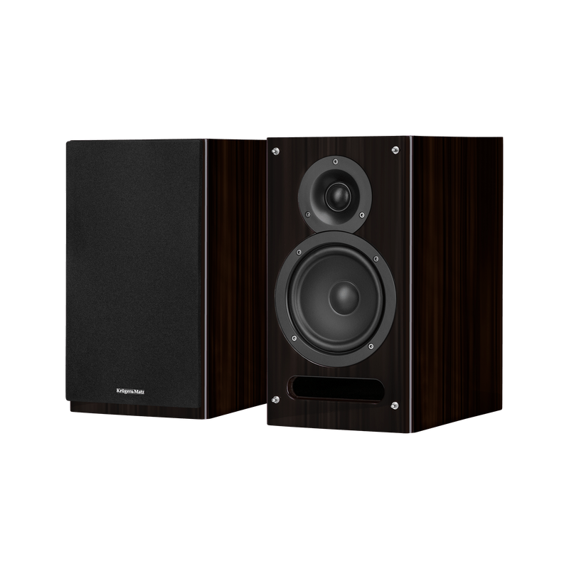 Stereo Luidsprekerzuilen – Kolomspeakers – Tower Speakers – Geluidssysteem – Audio Zuilen – 75W Vermogen – Houten Afwerking