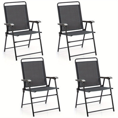 Opvouwbare Tuinstoelen – Klapstoelen – Balkonstoelen – Tuinmeubilair – Lichtgewicht – Stalen Frame – Weerbestendig