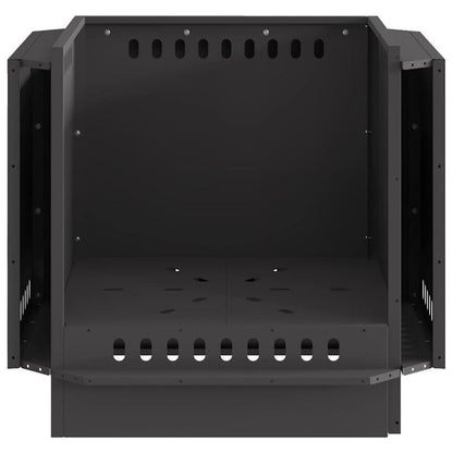 Vuurschaal – Vuurkorf – Tuinhaard – Sfeerhaard – Terrasverwarmer – Rookvrij – Stalen Constructie – Compact 58x58x51 cm – Zwart