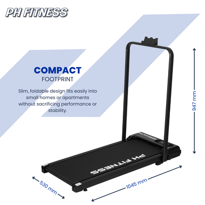 Loopband – Wandelband – Treadmill – Hardloopband – Walking Pad – Inklapbaar – 1.3HP Motor – Bluetooth & FitShow App