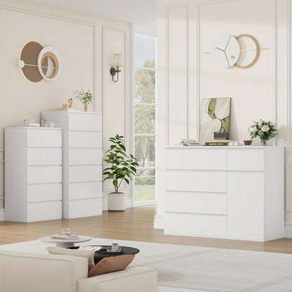 Modern Kastje – Ladekast – Opbergkast – Dressoir – Kast Met Deuren –  Compact 69 cm Hoog – MDF En Hardhout