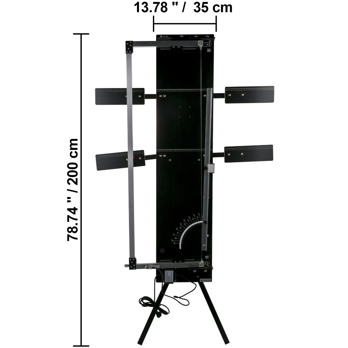 Styroporschaar – Piepschuim Snijder – Schuim Snijmachine – Isolatiesnijder – Knipschaar – Max. Snijlengte 122 cm – Snijdikte 42 cm – Instelbare Snijhoek 0-90° – Lichtgewicht Aluminium Frame