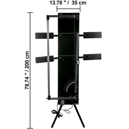 Styroporschaar – Piepschuim Snijder – Schuim Snijmachine – Isolatiesnijder – Knipschaar – Max. Snijlengte 122 cm – Snijdikte 42 cm – Instelbare Snijhoek 0-90° – Lichtgewicht Aluminium Frame