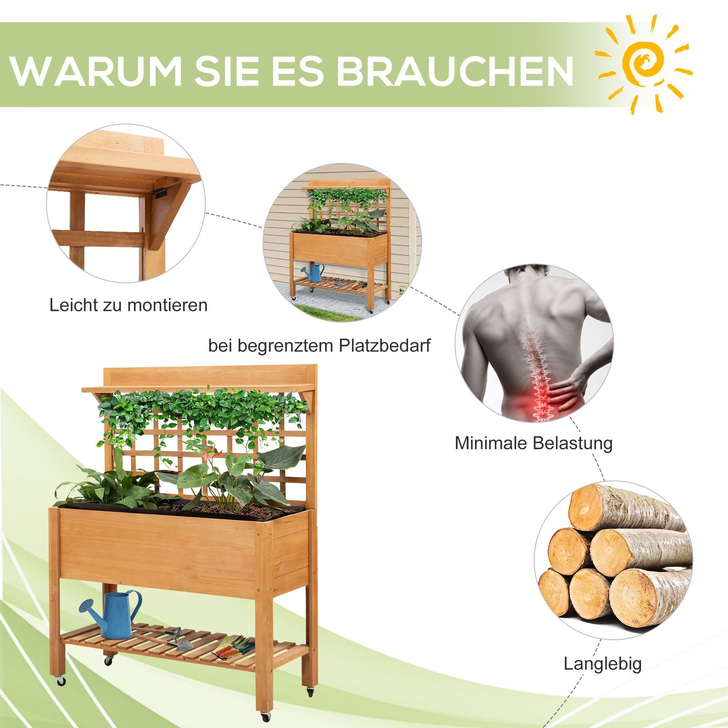Kledingstandaard – Kledingrek – Kledinghanger – Schoenenrek – Kapstok – Eikenhout – Kantelbeveiliging – Compact ontwerp 90x45x170 cm