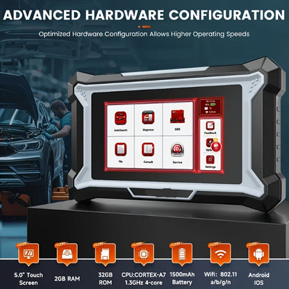 OBD2 Scanner – Auto Diagnose Tool – Foutcode Lezer – Motordiagose – ABS Scanner – Volledige Systeemdiagnose – Olie Reset Functie – Touchscreen Bedieningsinterface