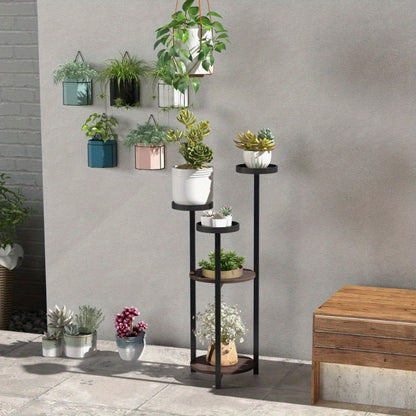 Plantenstandaard – Plantenrek – Bloemenhouder – Plantentrap – Plantenbak – 5-Laags – Duurzaam Metaal