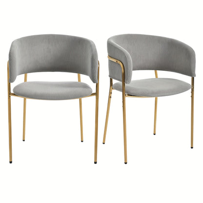 Eetkamerstoelen – Stoelen – Bamboestoelen – Dining Chairs – Bureaustoelen – Set van 4 – Modern Grijs – Zachte Kussens – Duurzaam Bamboe – Comfortabel & Ruimtebesparend