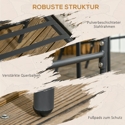 Terrasstoel Set – Tuinstoelen – Balkon Stoelen – Buiten Stoelen – Boho Tuinmeubilair – Comfortabele Zitschaal – Wasbare Kussenhoes – Stabiel Metalen Frame – Beige