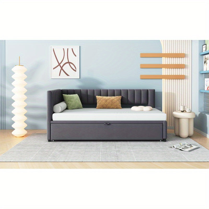 Slaapbank – Bedbank – Logeerbed – Sofa – Bedbank – Ruimtebesparend Design – Luxe Velvet 180x200 cm
