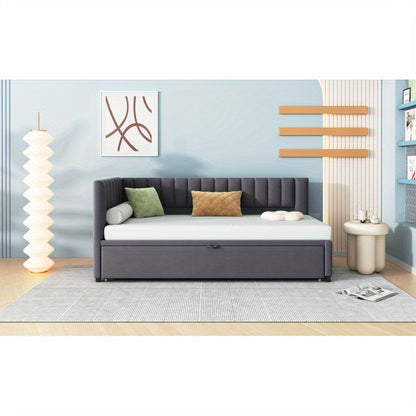 Slaapbank – Bedbank – Logeerbed – Sofa – Bedbank – Ruimtebesparend Design – Luxe Velvet 180x200 cm