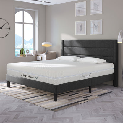 140x200cm 7-Zone Comfort Mattress with Ergonomic Support, 20cm Height, H3/H2 Spinal Alignment, Motion Isolation & Edge Support - Twin/Full/Queen/King Size Bed, Zipper & Handle System, No Power Required, Durable Non- Fabric, I