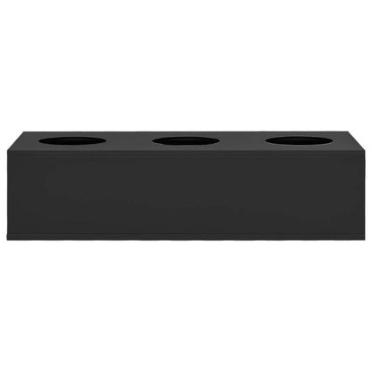 Bloembak – Plantenbak – Plantenbakje – Bloempot – Tuinbak – Stalen Bak – Antraciet – 90x40x23 cm – Duurzaam & Strak Design