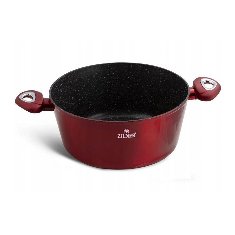 21-Delige Pannenset – Pannen Set – Kookgerei – Koekenpannen – Pannen met Deksel – Inductie Geschikt – Keramische Antiaanbaklaag – Rood